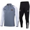 Sudadera De Entrenamiento Trajes Inter Miami CF Quarter Zip Gray Version 23-24 - Hombre